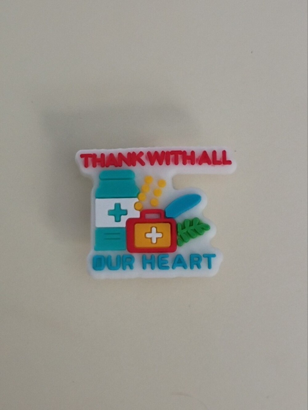 10 for $10 Jibbitz Croc Charms - Medical Thank With All Our Heart Nurse Med Bag